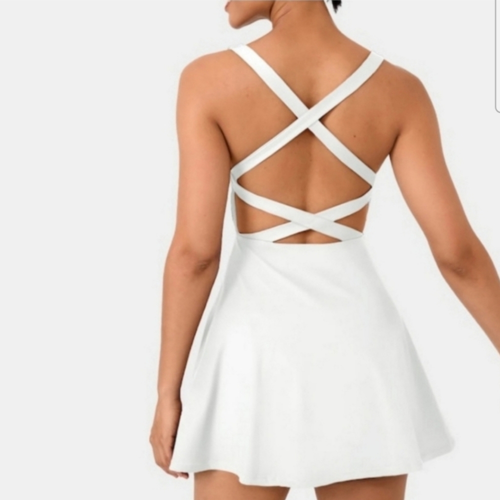 White Halara Dress